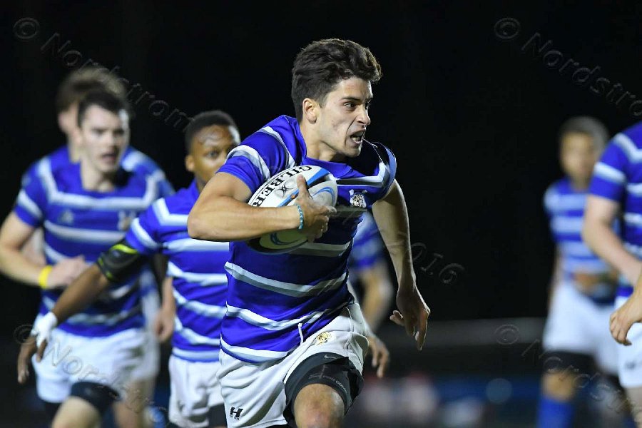 Wheaton Men\'s Rugby vs Mass Maritime.  Photo by Keith Nordstrom